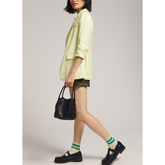 Maeve Roll-Sleeve Blazer Size 0 - Picture 1 of 7